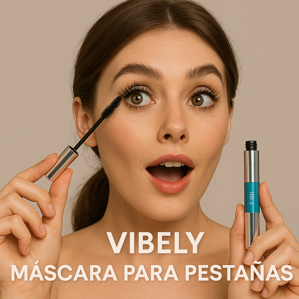 VIBELY Infinilash 4D Doble cepillo, Pestañas sin límites.