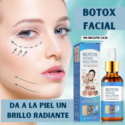 BOTOX STOCK SOLUTION® SUERO ANTIARRUGAS CON TOXINA BOTULÍNICA / TIPO A PAGA 1 LLEVA 2