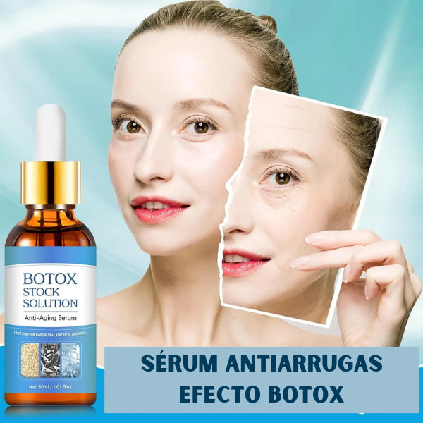 BOTOX STOCK SOLUTION® SUERO ANTIARRUGAS CON TOXINA BOTULÍNICA / TIPO A PAGA 1 LLEVA 2